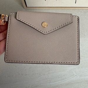 Anne Klein Card Holder With Gold Clip/ Bag charm-New